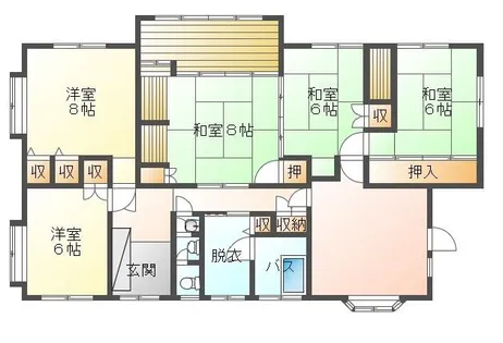 福岡県京都郡苅田町大字尾倉【一戸建】の間取り