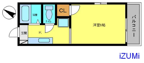 ハイツローレル【201号室】の間取り