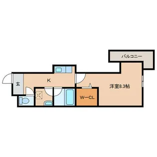 ALEGRIA若江本町North【3階】の間取り