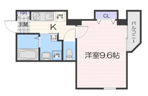ラ・フォルム宝塚湯本町【202号室】の間取り