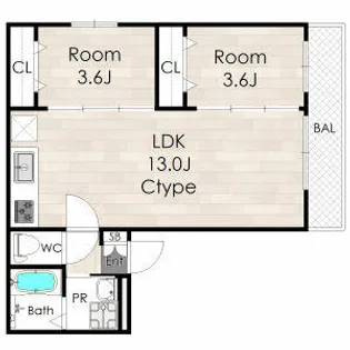 AVANTIO Clair【1階】の間取り