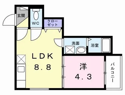 グラン コスモ【204号室】の外観