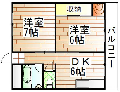 大阪府大阪市東淀川区豊里1丁目【マンション】の間取り