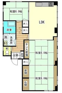 広門ビル【401号室】の間取り