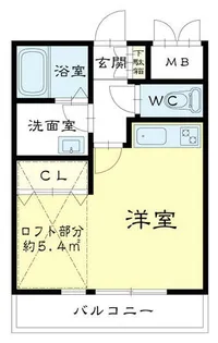 EXSONIA深江北町【1階】の間取り