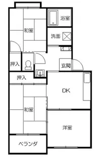 パステルハイツ【3階】の間取り