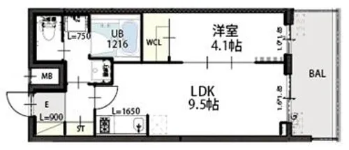 Grand Luce【7階】の間取り
