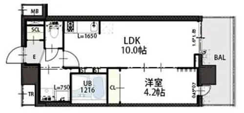 Grand Luce【4階】の間取り