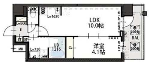 Grand Luce【5階】の間取り