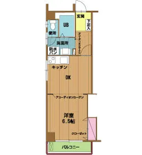 奥堂グリーンハイツ【2階】の間取り