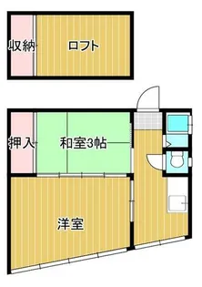 大阪府大阪市港区夕凪1丁目【マンション】の間取り