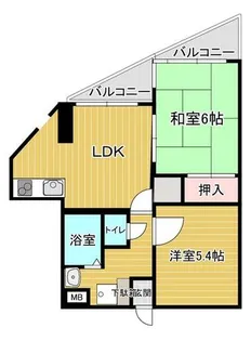 メゾン大西【201号室】の間取り