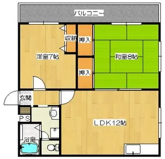 ジョイフル曙光【2階】の間取り