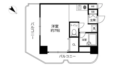ワコーレ下沢【2階】の間取り