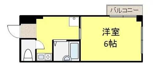 兵庫県西宮市戸田町【マンション】の間取り