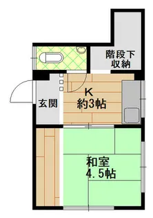 西橘通2丁目住居【1号室】の間取り