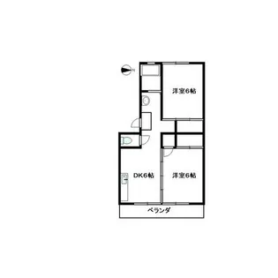 グリーンハイツよしだ【2階】の間取り