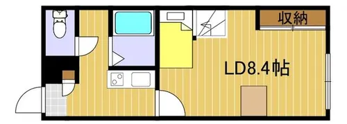ラフォーレ澄川【101号室】の間取り