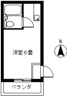 コーワマンション【309号室】の間取り