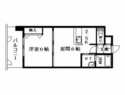 SOUTHERN CROSS 313【2階】の間取り
