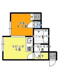 メゾン・ルピナス【303号室】の間取り