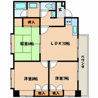 第2三洋ビル【2階】の間取り