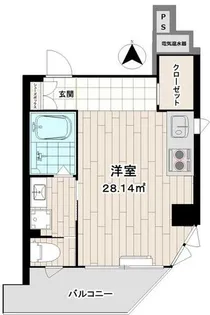 アクアコートⅡ【4階】の間取り