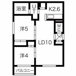 北海道札幌市南区澄川一条4丁目【マンション】の間取り