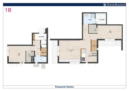アンサンブル・セレーノ【1B号室】の間取り