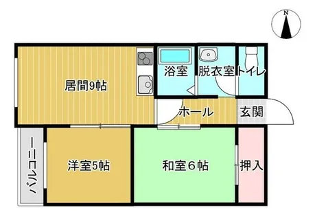 恵ビル【202号室】の間取り