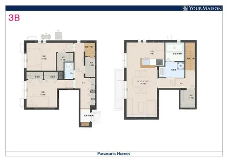 アンサンブル・セレーノ【3B号室】の間取り