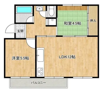 大阪府大阪狭山市西山台5丁目【マンション】の間取り