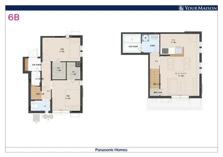 アンサンブル・セレーノ【6B号室】の間取り