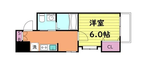 東小橋Ⅱ番館【9階】の間取り