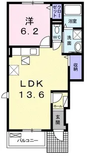 T-SQUAREⅥ【1階】の間取り
