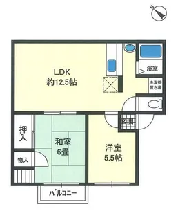 パレス守山【2階】の間取り