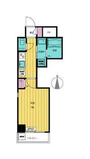 PONTE ALTO新栄【405号室】の間取り