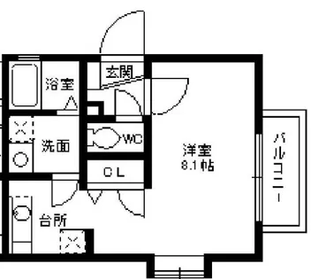 リブレア九産大前【0101号室】の間取り