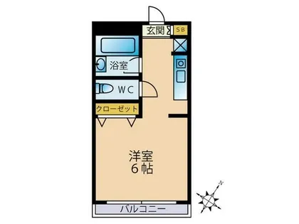福岡県福岡市東区多の津5丁目【マンション】の間取り