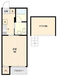 ステラコート笹原3【202号室】の間取り