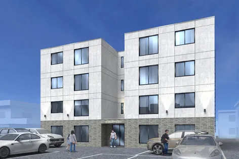 北海道恵庭市相生町4丁目【マンション】の外観