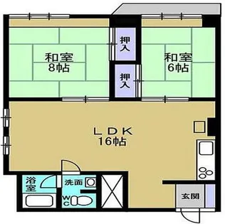 リバーサイドマンション【701号室】の間取り