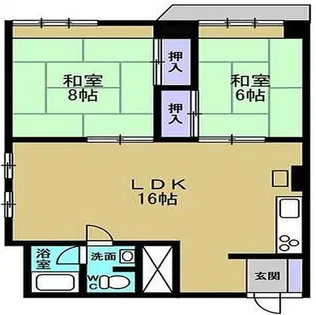 リバーサイドマンション【701号室】の間取り