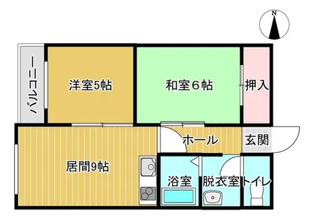 恵ビル【403号室】の間取り