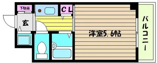 兵庫県神戸市東灘区御影本町6丁目【マンション】の間取り