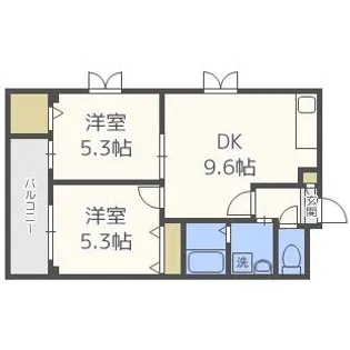 福岡県福岡市城南区茶山1丁目【マンション】の間取り
