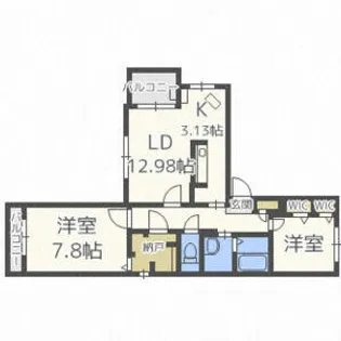 M-SELECTION.STELLAⅡ【3階】の間取り