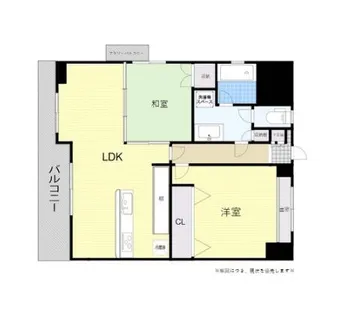 福岡県福岡市中央区港2丁目【マンション】の間取り