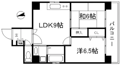 リーグレック元町【6階】の間取り