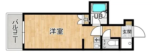 ゼロ円物件【3階】の間取り